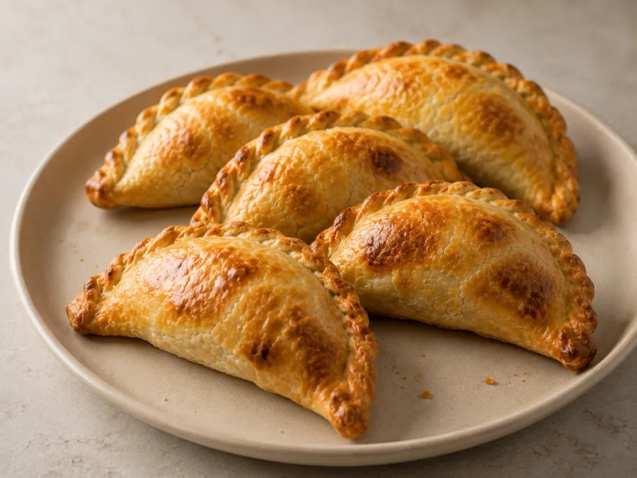Empanadas argentinas recién horneadas